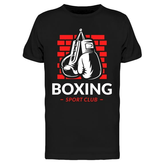 Silhouette Of Boxing Gloves T-Shirt Men -Image by Shutterstock, Male 3X-Large