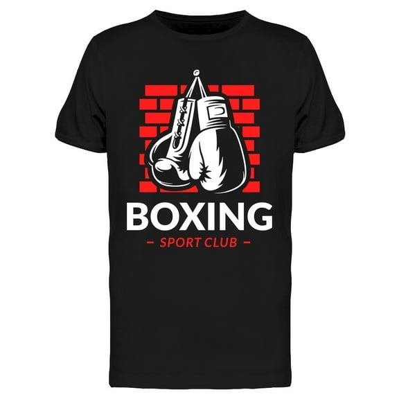 Silhouette Of Boxing Gloves T-Shirt Men -Image by Shutterstock, Male Small