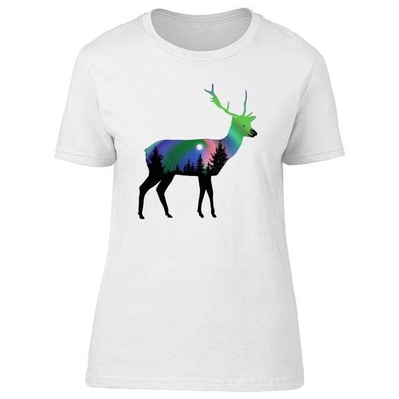Silhouette Of Deer  T-Shirt Men -Image by Shutterstock, Male Large