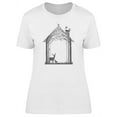 thumbnail image 1 of Silhouette Of Forest Wildlife T-Shirt Women -Image by Shutterstock, Female Medium, 1 of 2