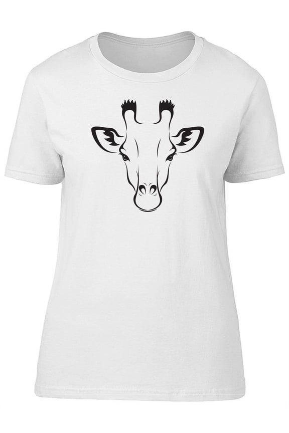 Silhouette Of Giraffe Face T-Shirt Men -Image by Shutterstock, Male x-Large