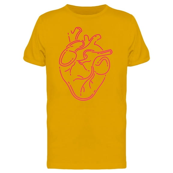 Silhouette Of Human Heart T-Shirt Men -Image by Shutterstock, Male XX-Large