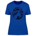 thumbnail image 1 of Silhouette Of Woman Portrait T-Shirt Women -Image by Shutterstock, Female Small, 1 of 2