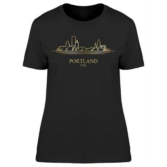 Silhouette Portland T-Shirt Women -Image by Shutterstock, Female Large