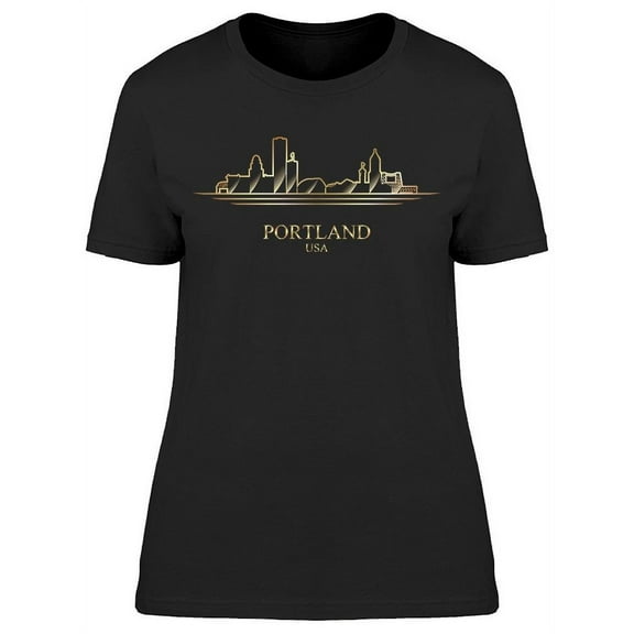 Silhouette Portland T-Shirt Women -Image by Shutterstock, Female XX-Large