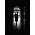 thumbnail image 1 of Silhouette Portrait Of Jacqueline Kennedy Carrying Her One Year Old Son John Kennedy Jr. In The White House History (, 1 of 2