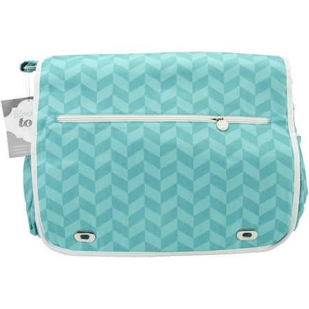 Silhouette Portrait Tote-18"X7"X12" Teal, Pk 1, Silhouette Of America