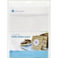 thumbnail image 1 of Silhouette Printable Sticker Paper 8.5"X11" 8/Pkg-White, 1 of 6