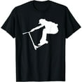 thumbnail image 1 of Silhouette Scootering Stunt Scooter Rider Racing Trick Racer T-Shirt, 1 of 2