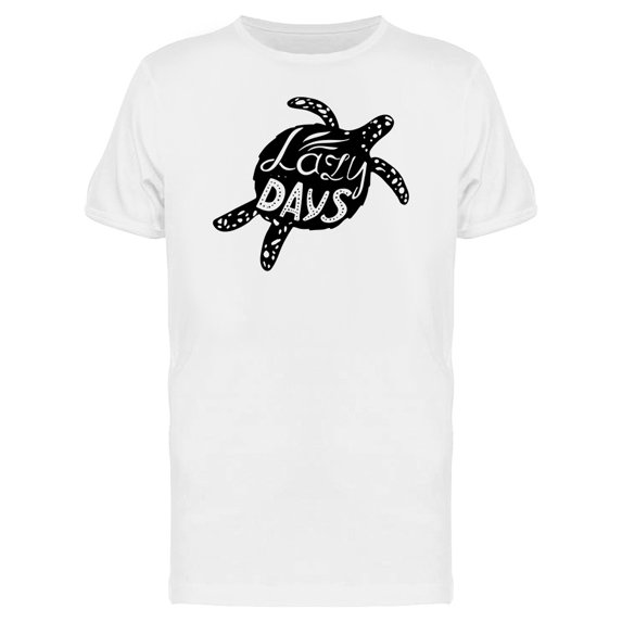 Silhouette Sea Turtle Lazy Days Tee Men's -Image by Shutterstock