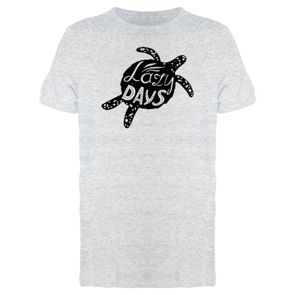 Silhouette Sea Turtle Lazy Days Tee Men's -Image by Shutterstock