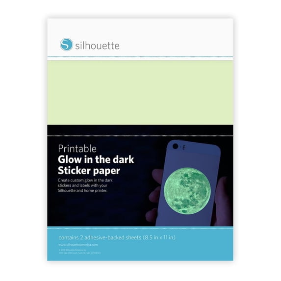 Silhouette Sticker Sheets - Glow-in-the-Dark