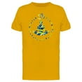 thumbnail image 1 of Silhouette Yoga Lotus Pose Icon Tee Men's -Image by Shutterstock, 1 of 2