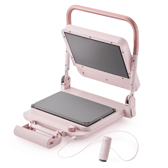 Silhouette Cloche Heat Press Machine with Petite Press Attachment - 10"x 6" - Chiffon Pink