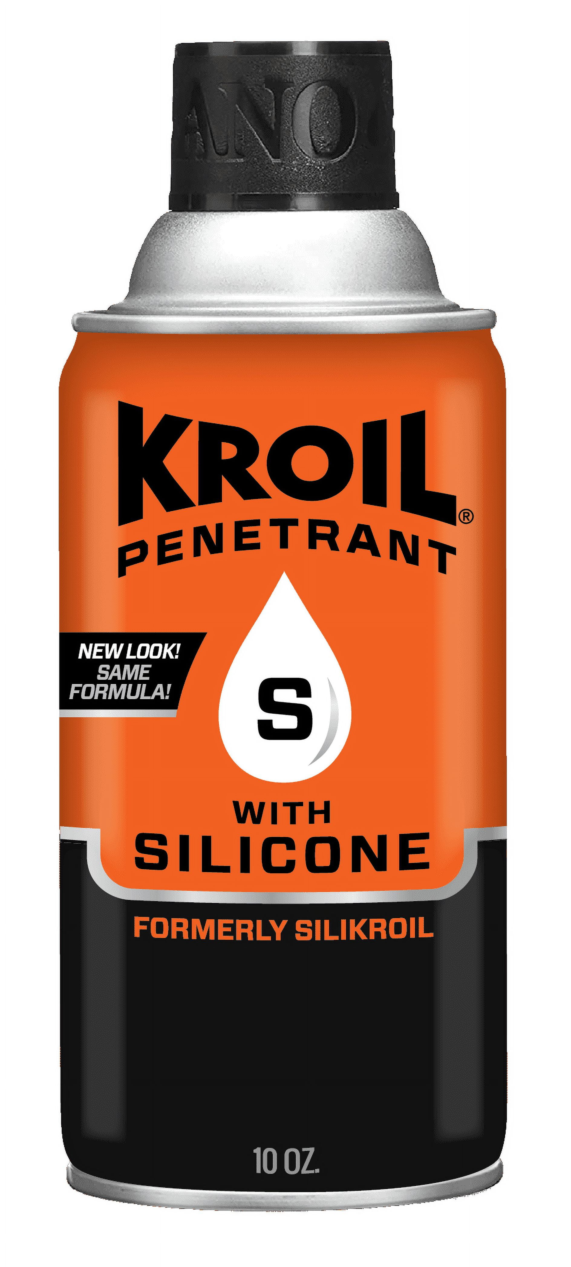 Kroil 10 Oz. Penetrant with Silicone Aerosol (formerly known as SiliKroil), Multipurpose, Rust Loosening, Penetrant, 1 Pack, SK102C