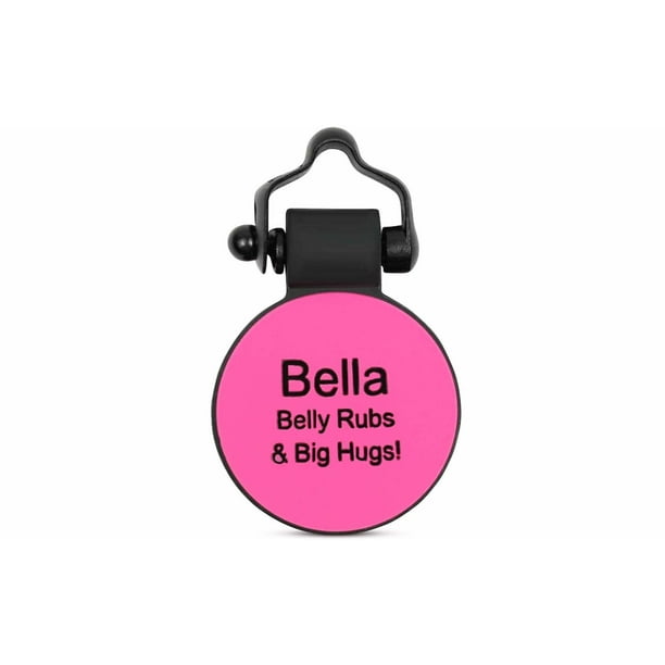 SiliDog 100 Silicone Pet Tags Pink Circle Walmart Business Supplies