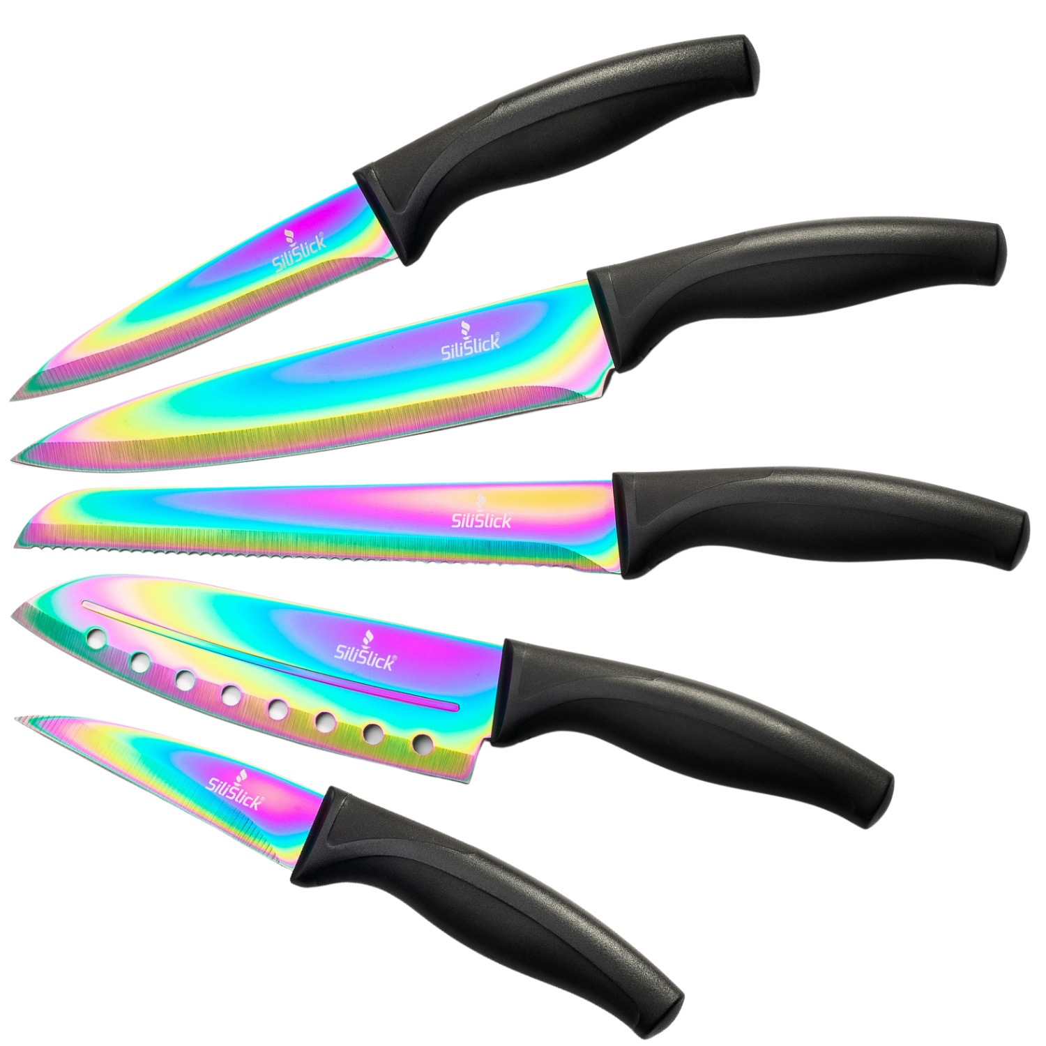 https://i5.walmartimages.com/seo/SiliSlick-Kitchen-Knife-Set-Titanium-Coated-Sharp-Stainless-Steel-Rainbow-Blades-in-its-Own-Sheath_1ca4ca64-c79f-4d9c-95c0-143747b35800.abc572fe4647452990c42f06bb3df7b3.png