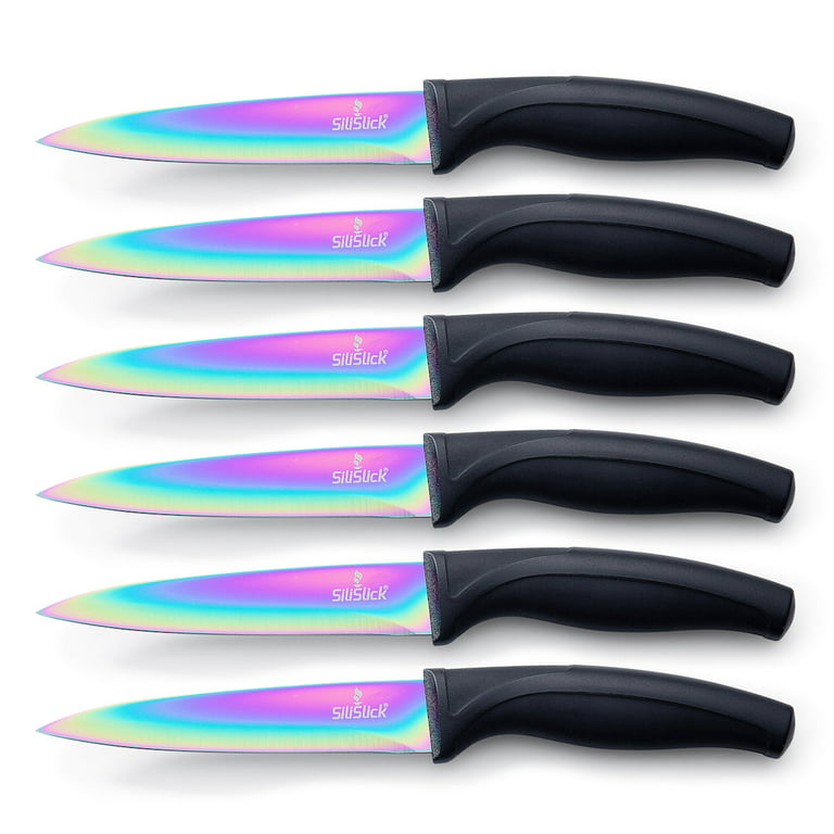 https://i5.walmartimages.com/seo/SiliSlick-Steak-Knife-Set-Iridescent-Rainbow-Titanium-Coated-Stainless-Steel-Knives-5-inch-12-7cm-6-Black_9ac7c2f7-2fc0-4ede-b76e-b9a2dfc60ae4.19d5f9f5d78c8de625d4593e62257866.jpeg?odnHeight=768&odnWidth=768&odnBg=FFFFFF