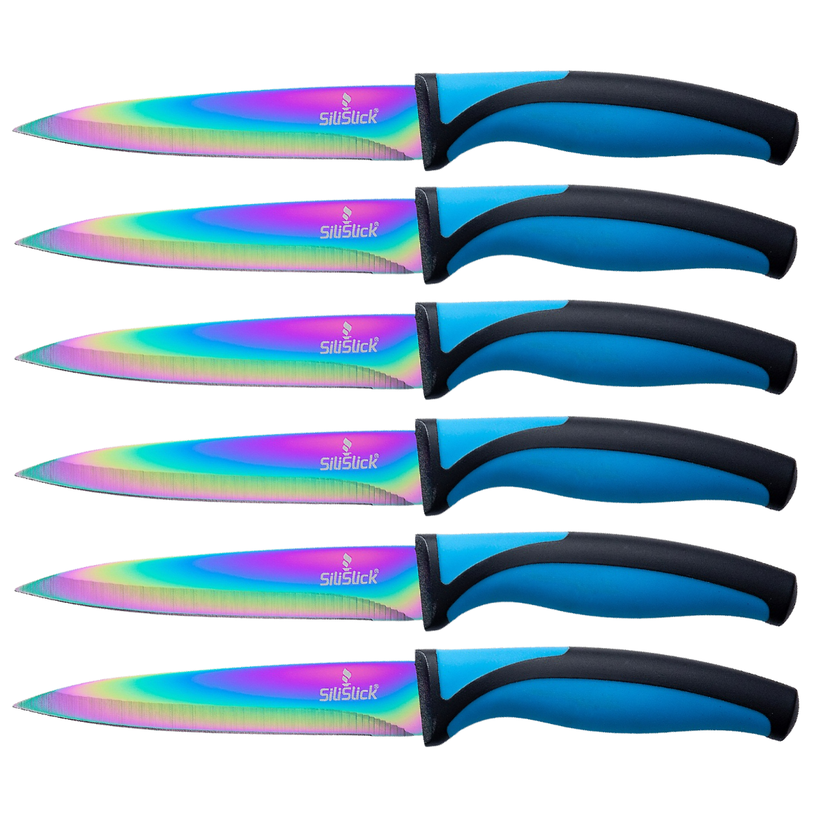 Core Kitchen 6-pc. Colorful Steak Knife Set