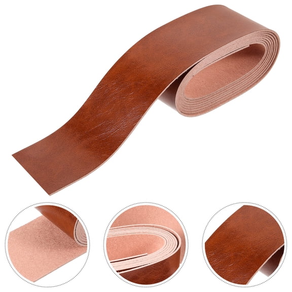 Siliaire 1 Roll Handbag Making Accessories Leather Strap for Hobby Workshop Brown 200x5cm