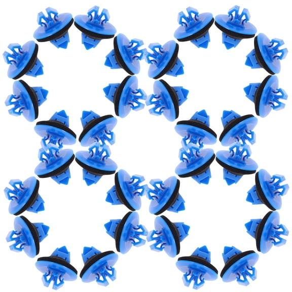 QIFULL 100Pcs Plastic Flare Clips Automotive Retainer Clips for Car Exterior Accessories