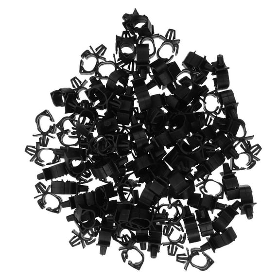 QIFULL 100Pcs Car Wire Clips Sturdy Plastic Harness Fasteners for Automotive Wiring Secure