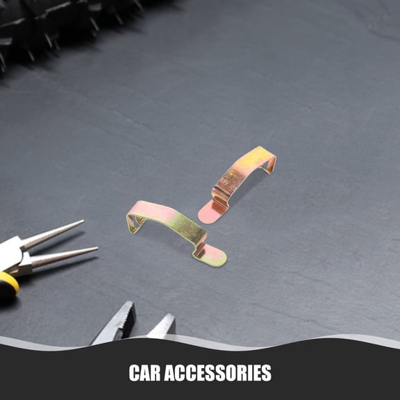 QIFULL 10Pcs Universal Metal Air Filter Housing Clips Easy Install Car Air Vent Accessory