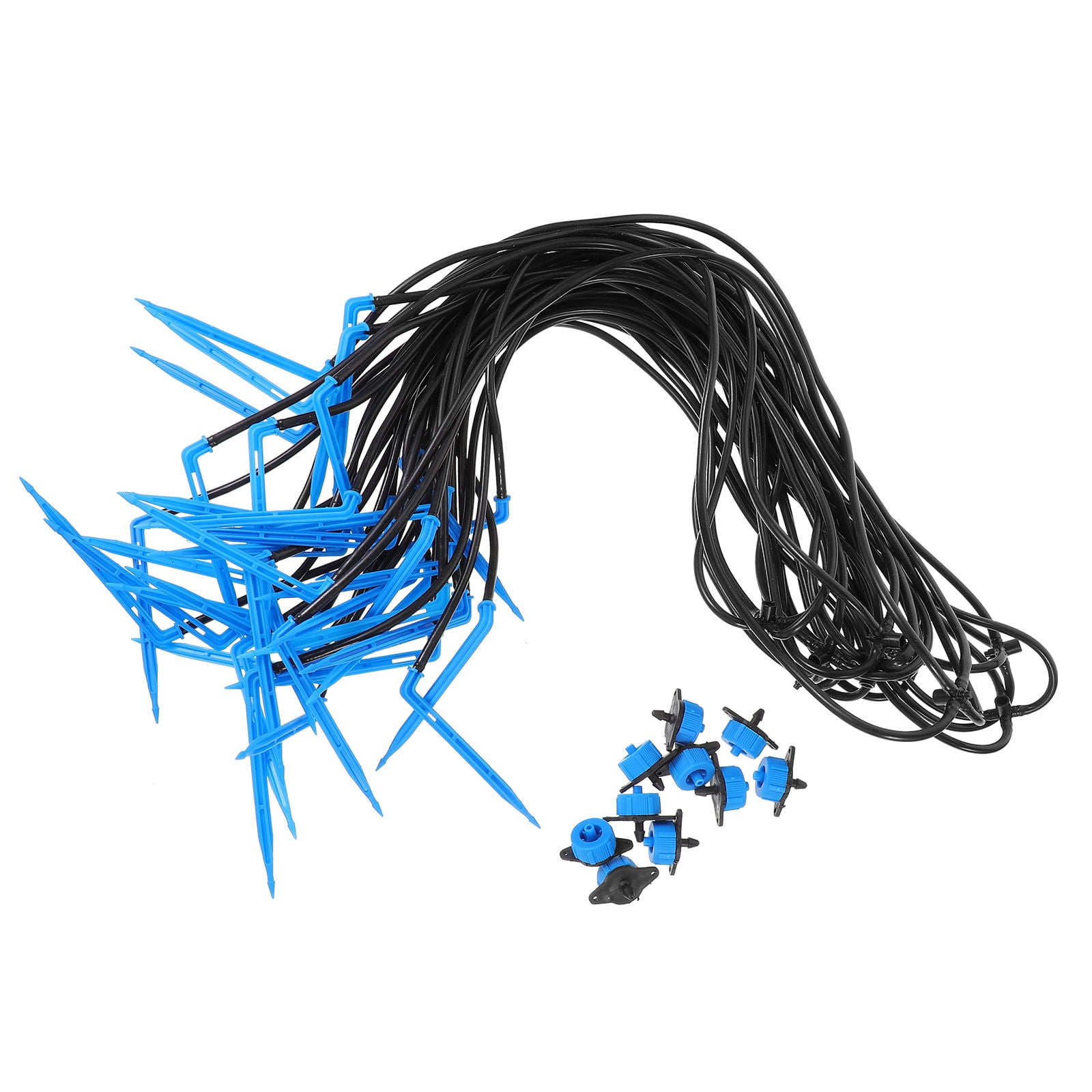 QIFULL 10Pcs Water Current Stabilizer Irrigation Spray Nozzle Blue Pressure Compensated for Garden Lawn Agriculture