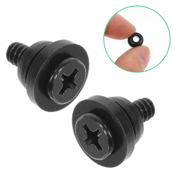 QIFULL Hard Drive Screw Hard Drive Screws Iron Computer Hardware Components 10Pcs