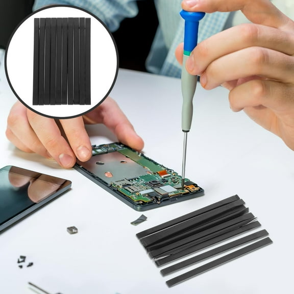 QIFULL 10Pcs Double Ended Plastic Pry Bar for Electronics Opening and Repair with Durable ABS Material