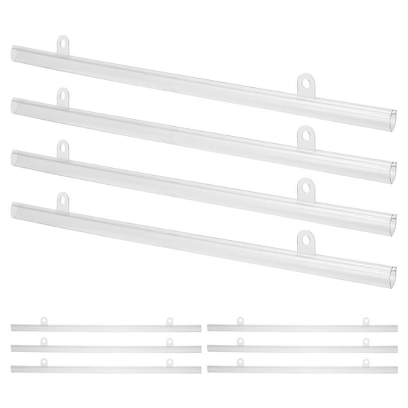 QIFULL Poster Frame Rail Transparent 10Pack 15.7X1.3X0.3In