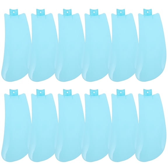 QIFULL 12Pcs Blue Fan Accessories Replacement Blades for Floor and Table Electric Fans