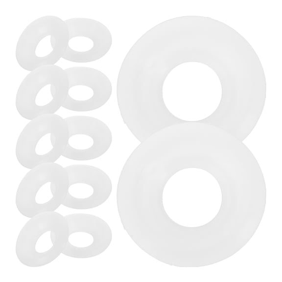 QIFULL Qifull Home Brewing Gaskets, White Silicone, Tight Seal, Reusable, Suitable for Various Bottles