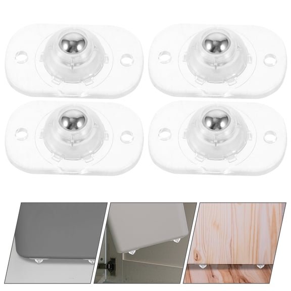 QIFULL 12Pcs Appliance Rollers with Adhesive Base for Kitchen Counter and Storage Boxes