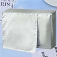 thumbnail image 1 of QIFULL 1Pack Air Conditioner Outer Machine Cover Air Conditioning Cover for Outdoor Waterproof Silver, 1 of 8