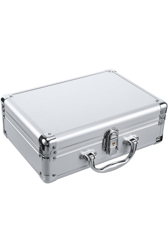 Portable Metal Briefcase for Men with Reinforced Aluminum Alloy