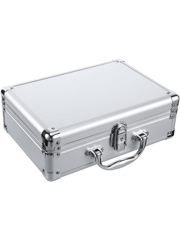 Portable Metal Briefcase for Men with Reinforced Aluminum Alloy