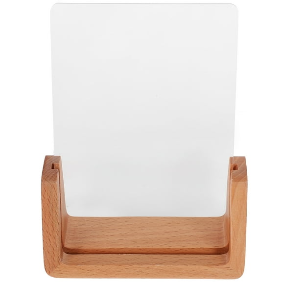 Siliaire 1Pack Desk Picture Frame U Shaped Wood for Home Decor