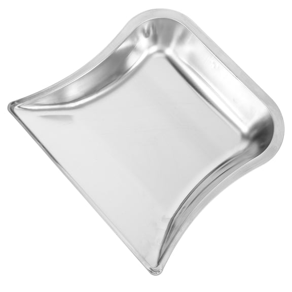 QIFULL Convenient Silver Desk Dustpan Made of Reliable Stainless Steel for Household Cleaning