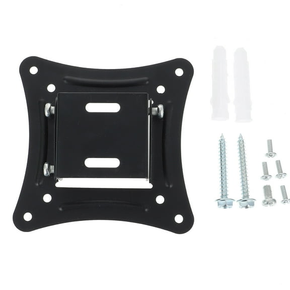 QIFULL Household Monitor Bracket Black Stainless Steel 1Set Wall Mounted Support Back to School