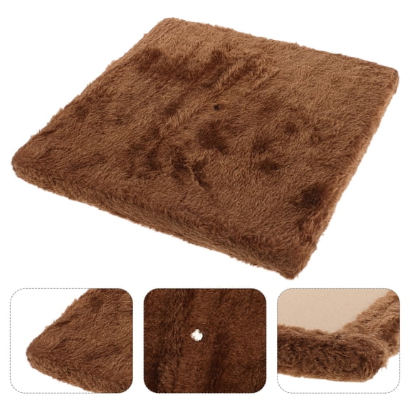 QIFULL Cat Climbing Rack Cat Scratching Post Platform Light Brown 1Pack