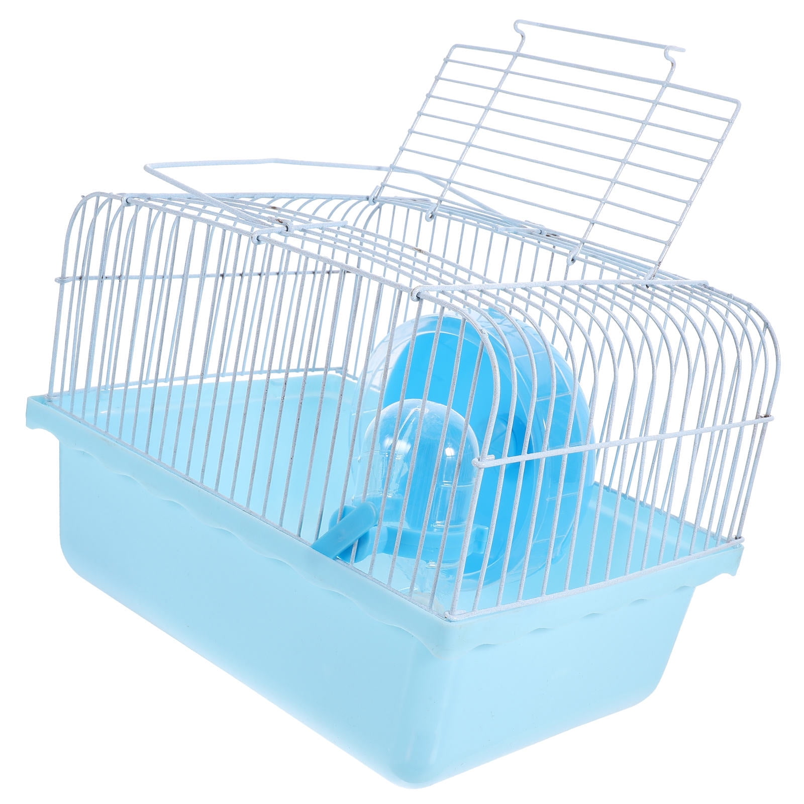 QIFULL Pet House Blue Hamster Cage Spacious Design with No Harm Materials for Small Pets
