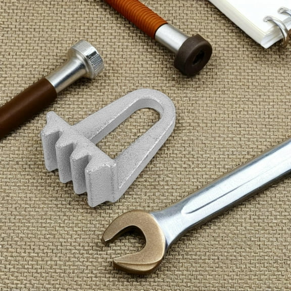 QIFULL Plated Silver Metal Flywheel Holder Durable Engine for Car Maintenance