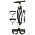thumbnail image 1 of QIFULL Black Pedal Resistance Band Elastic Pull Rope Bodybuilding Expander for Home Fitness, 1 of 7