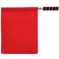 thumbnail image 1 of QIFULL Red Signal Flag for Competition with Comfortable Sponge Handle for Referee Use, 1 of 8