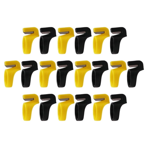 QIFULL Needle Threaders for Yarn Thread Cutter Rings Assorted Color 20Pcs