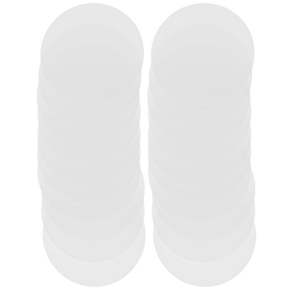 QIFULL 20Pcs White Pc Plastic LED Downlight Diffusion Plates Lamp Shade Diffuser for Anti Dazzling