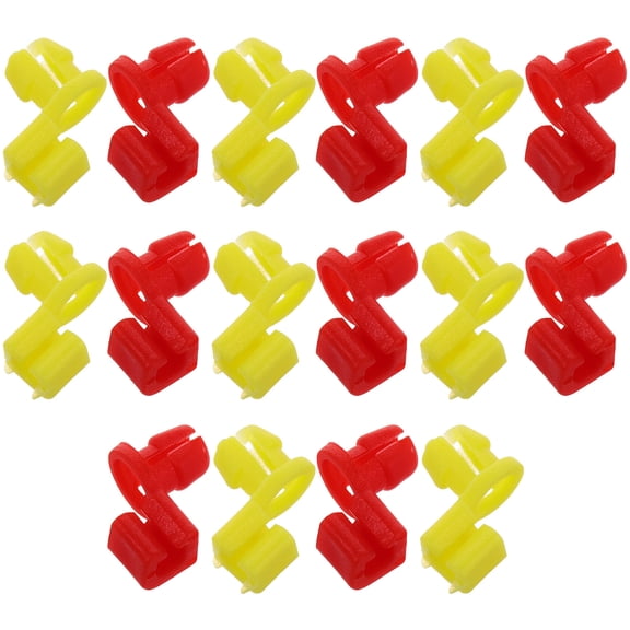 QIFULL 20Pcs Tailgate Handle Rod Clips Replacement Plastic Push Pins for Car Door Lock Truck Accessories