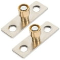 thumbnail image 1 of QIFULL 2Pcs Sliding Door Floor Guide Stopper Heavy Duty Barn Door Hardware in Golden Stainless Steel, 1 of 8