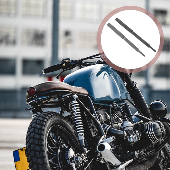 Siliaire 2Pcs Black Steel Motorcycle Valve Guide Tool for Engine Repair Work 6.88X0.39X0.39in